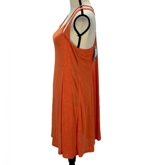 Bench Sleeveless Halter Neck Performance Midi Dress - Orange - size Small - Picture 4 of 9